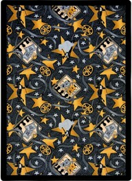 Joy Carpets Any Day Matinee Silver Screen Charcoal